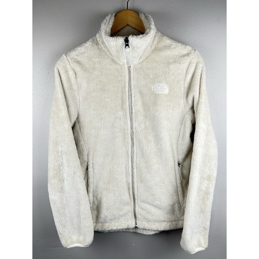 The North Face Osito Women's Ivory Fleece Full Zip Long Sleeve Jacket Size Small